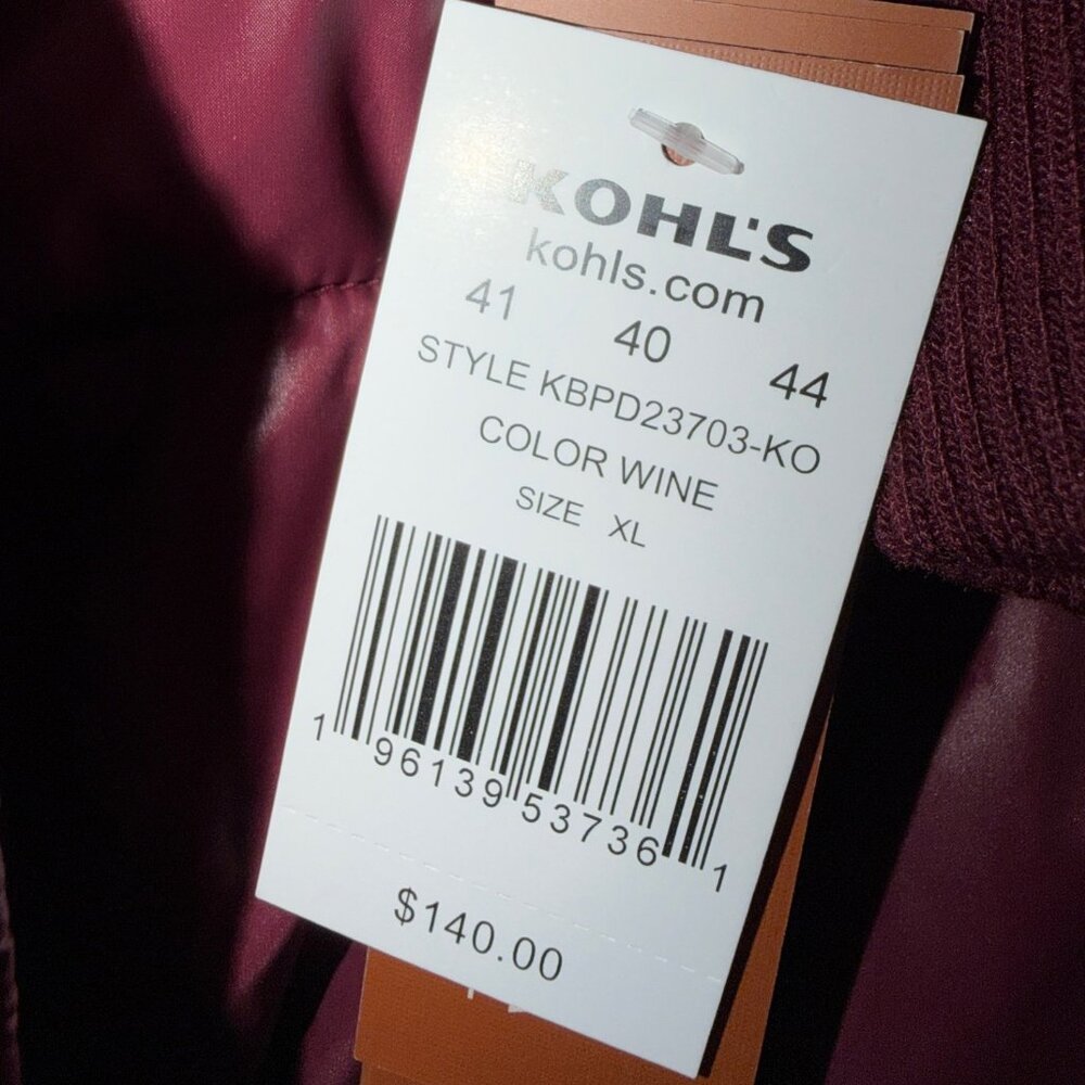 Koolaburra by UGG Winter Coat • Wine • XL • NWT - Picture 7 of 12